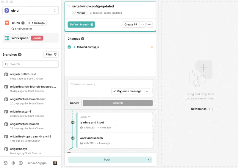 Splitting Commits